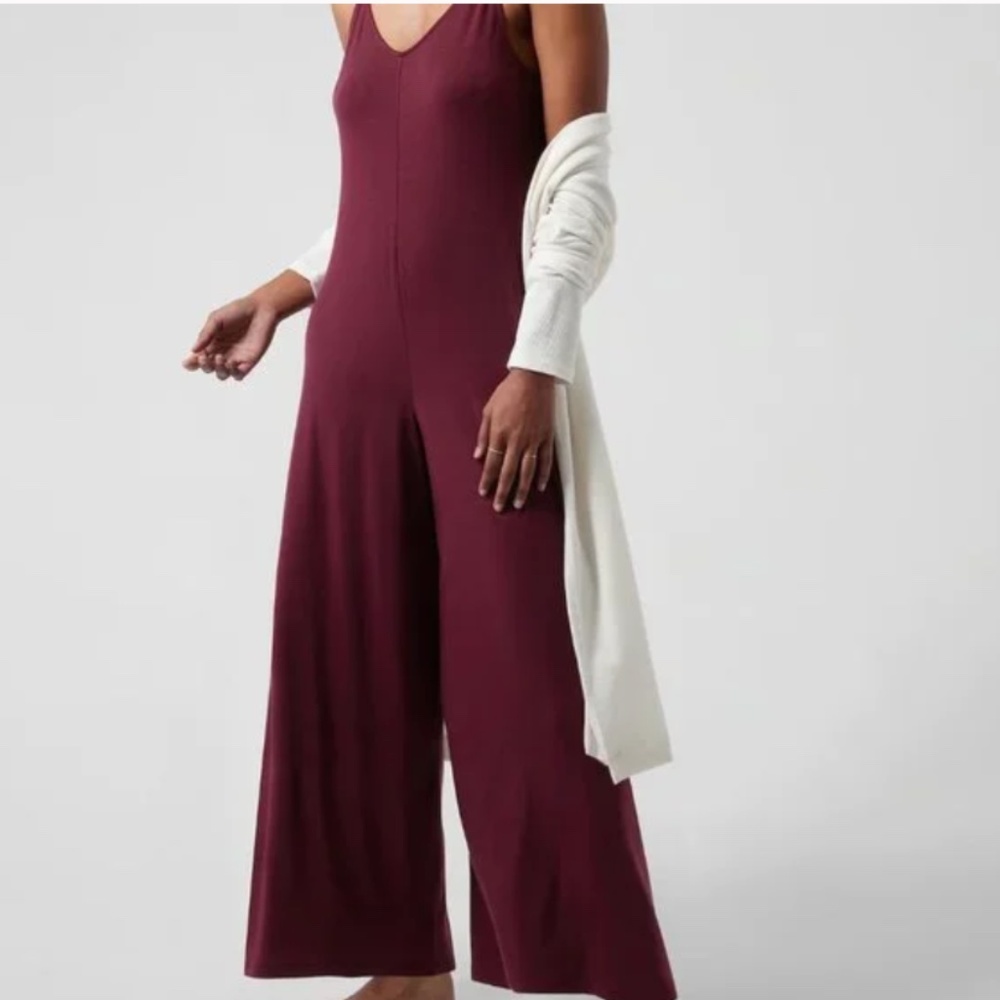 Athleta Sleep Lounger Jumpsuit Romper NWT size S